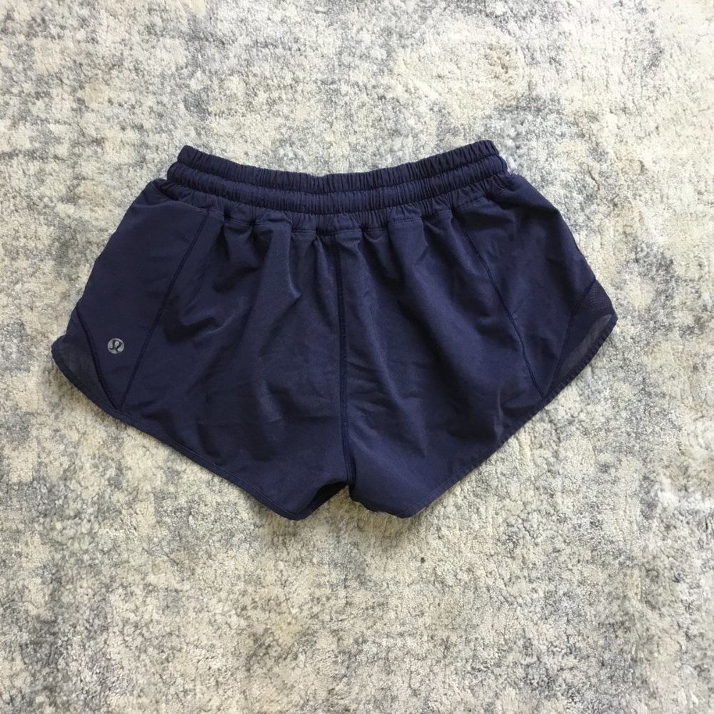 Navy Blue Lululemon shorts - Picture 2 of 2